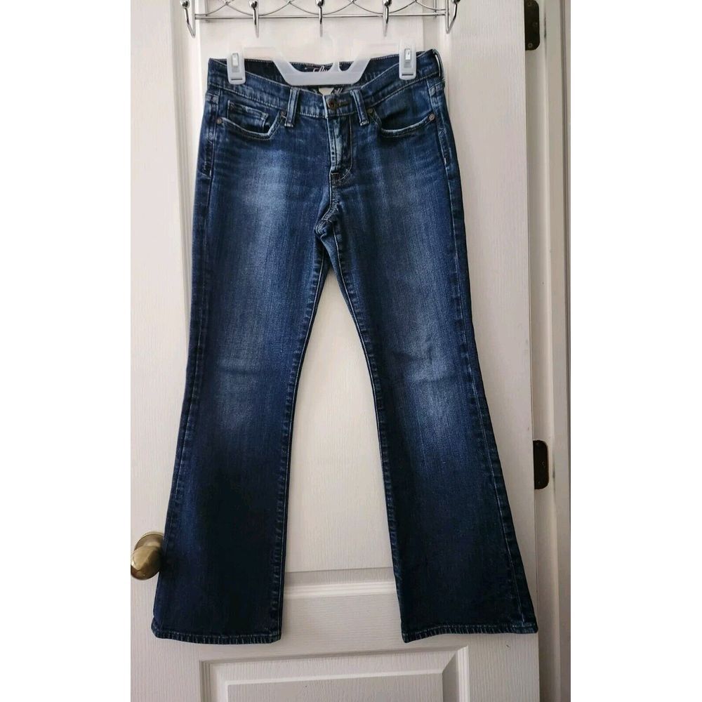 Lucky Brand Womens Blue Jeans Pants Mid-Rise Straight Leg Size‎ 4/27